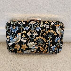Anita Dongre Black Floral Clutch
